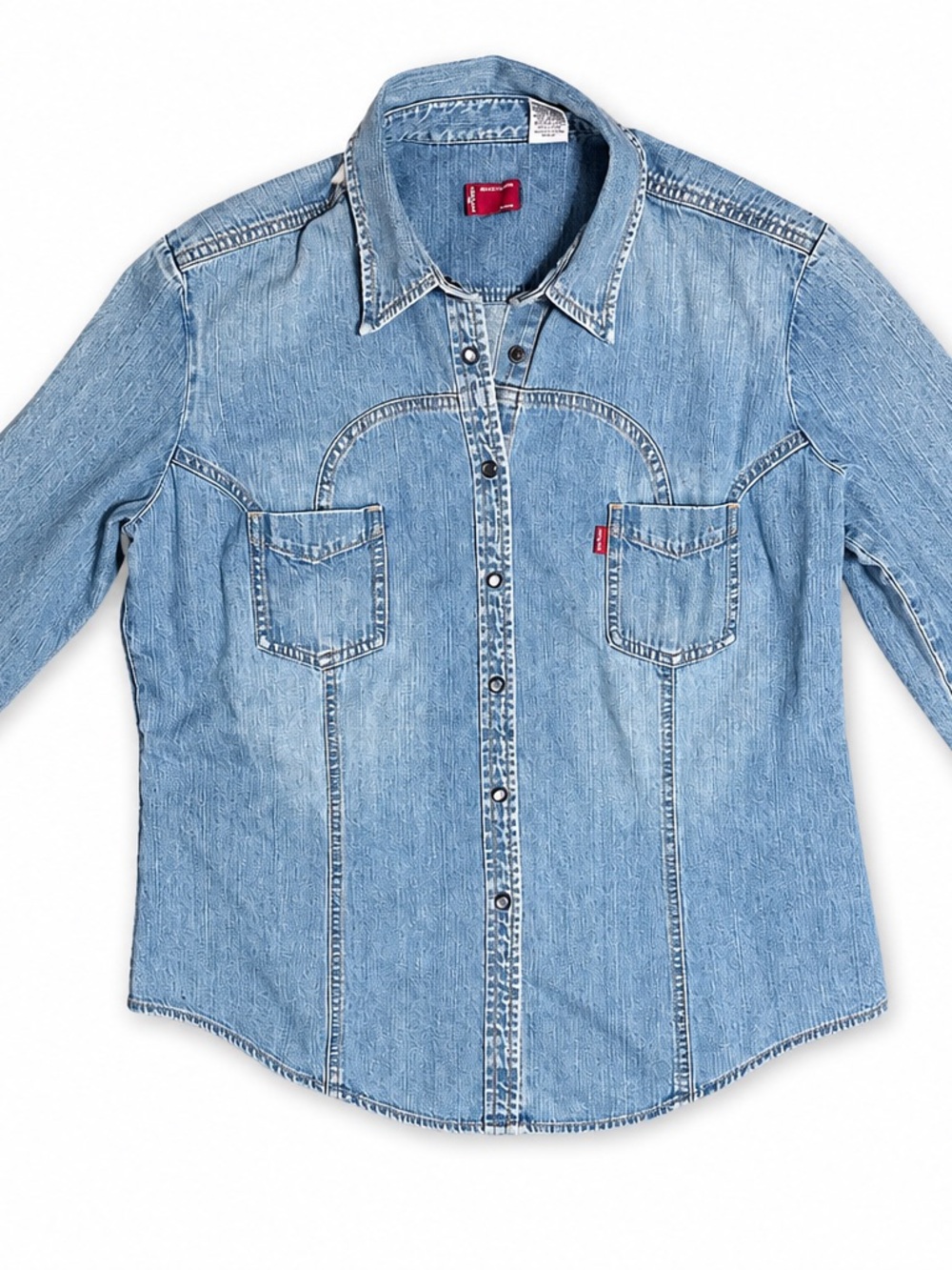 Levi's Woman’s Blue Denim Western Shirt